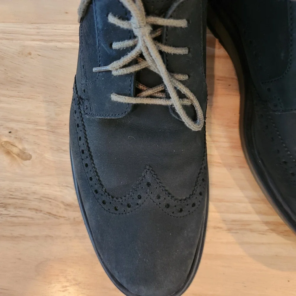 Clarks Chantry Wing Mens‎ Black Oxfords & Lace Ups Wingtip & Brogue Shoes 8.5 M